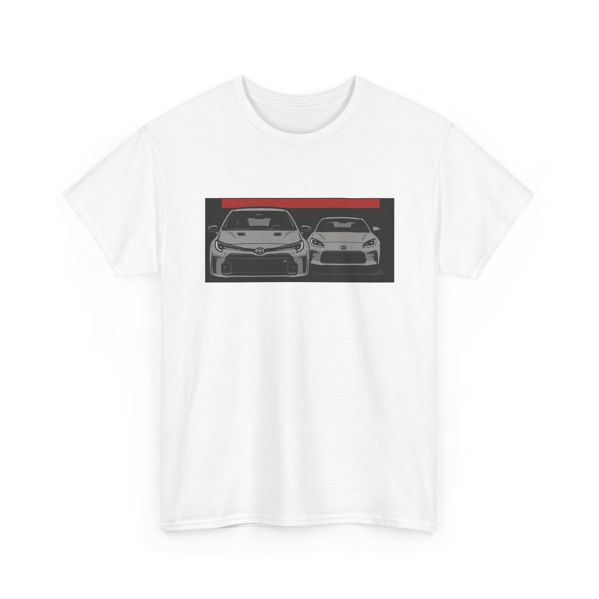 Car Frontline Tee — Minimal Sports Car Graphic T-Shirt
