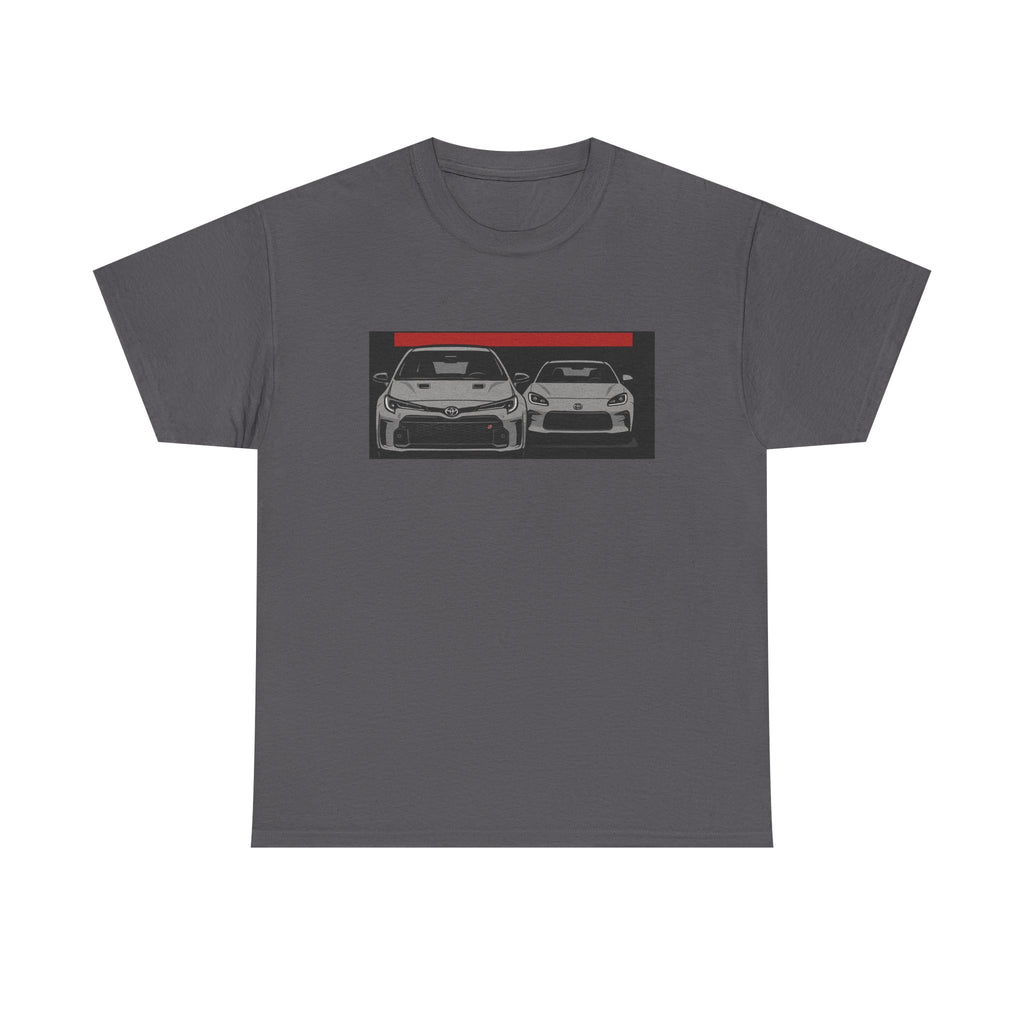 Car Frontline Tee — Minimal Sports Car Graphic T-Shirt