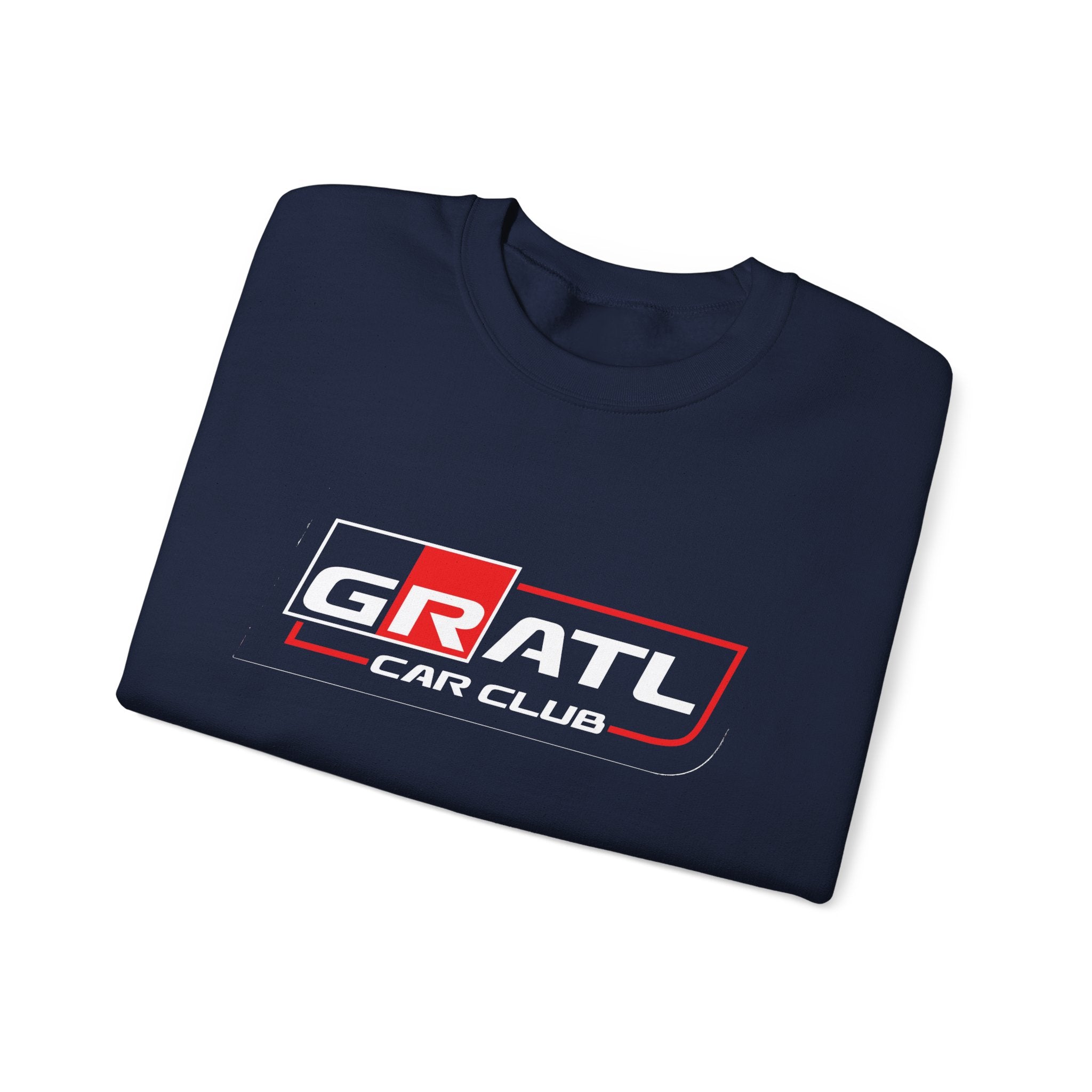 GRATL Car Club Crewneck Sweatshirt — Automotive Club Logo Pullover