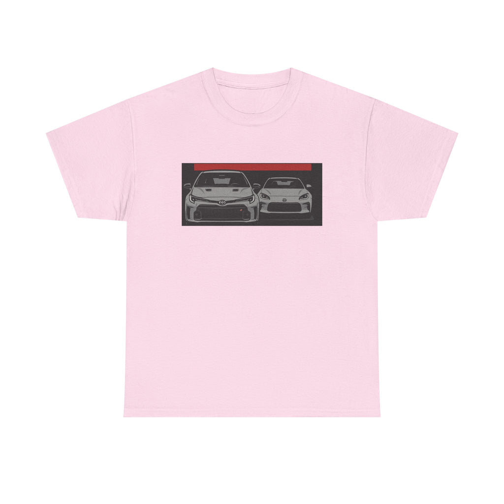 Car Frontline Tee — Minimal Sports Car Graphic T-Shirt