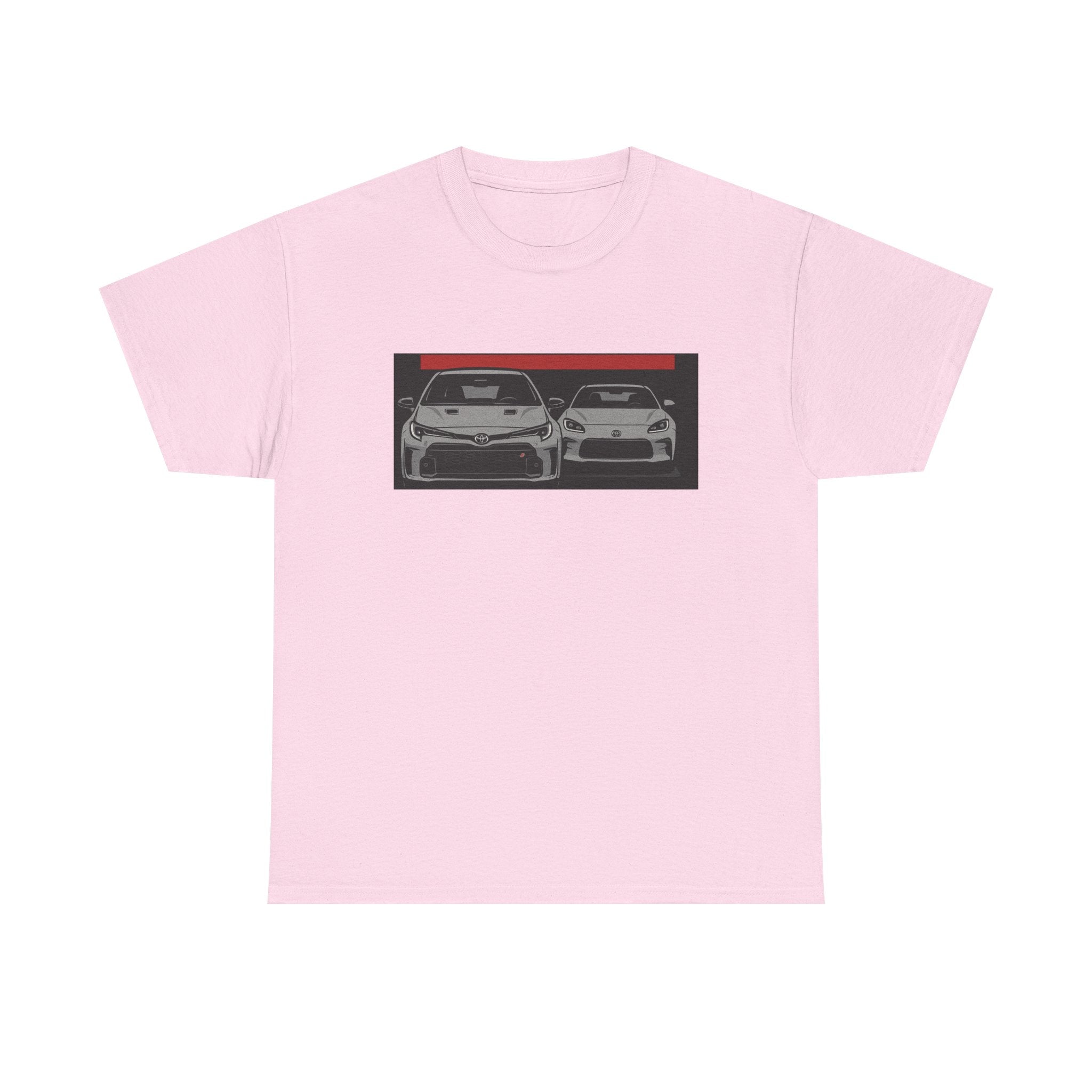 Car Frontline Tee — Minimal Sports Car Graphic T-Shirt