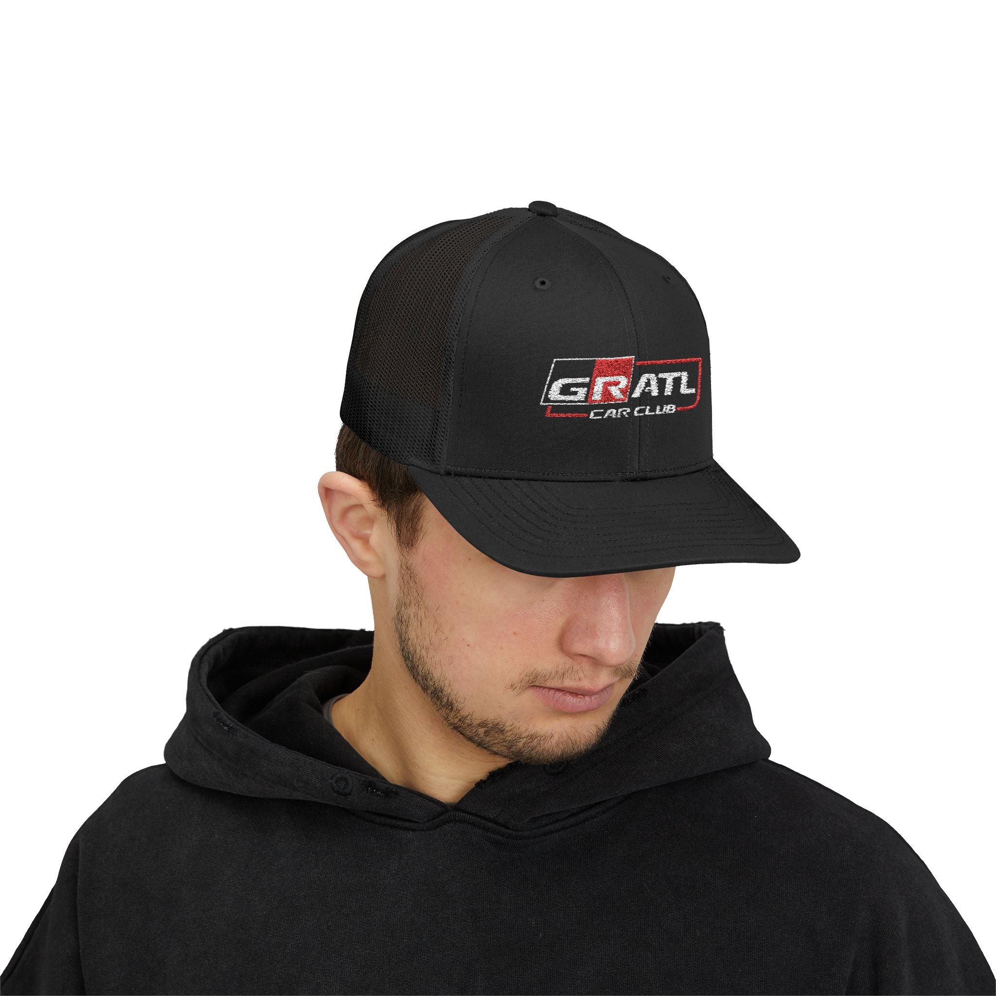GR ATL Car Club Trucker Cap - Embroidered Snapback Hat