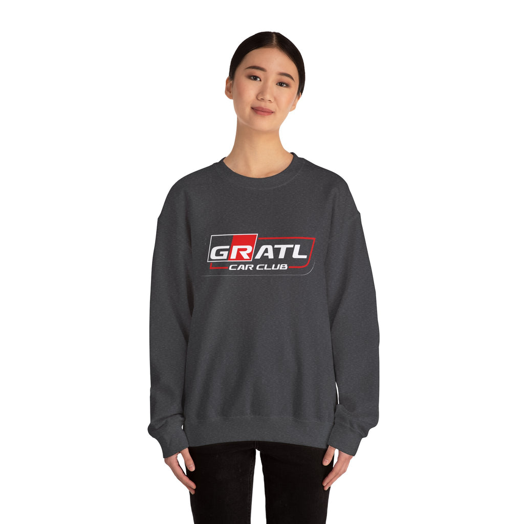 GRATL Car Club Crewneck Sweatshirt — Automotive Club Logo Pullover