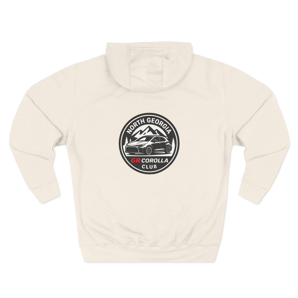 GR Corolla Club Hoodie — North Georgia Racing Logo Fleece Pullover