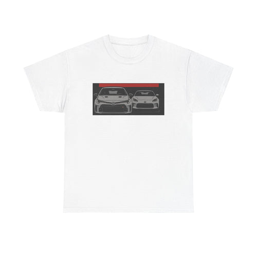 Car Frontline Tee — Minimal Sports Car Graphic T-Shirt