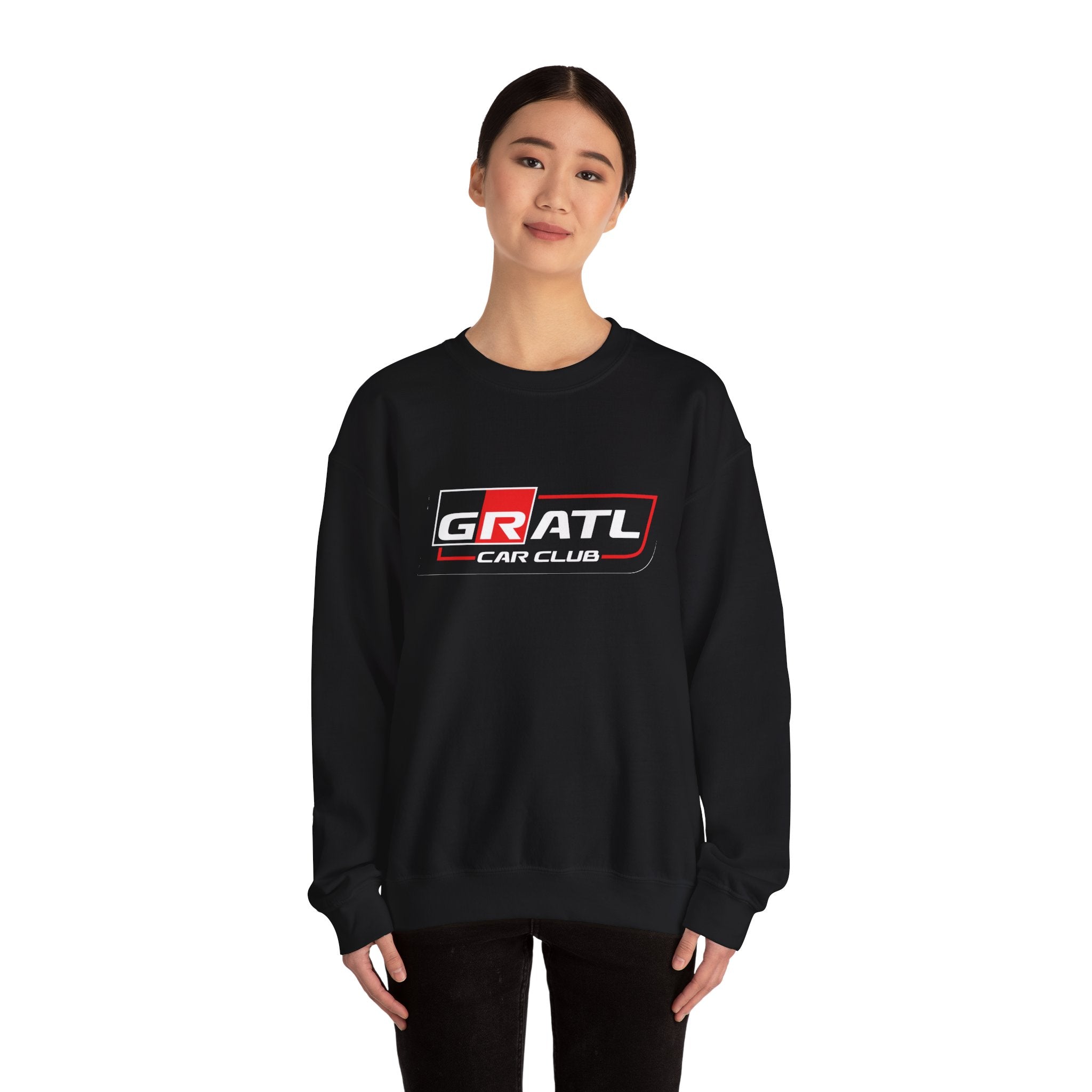 GRATL Car Club Crewneck Sweatshirt — Automotive Club Logo Pullover