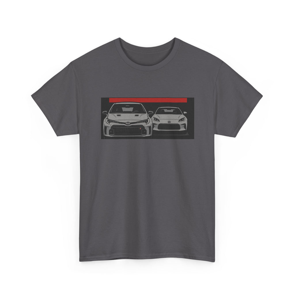 Car Frontline Tee — Minimal Sports Car Graphic T-Shirt
