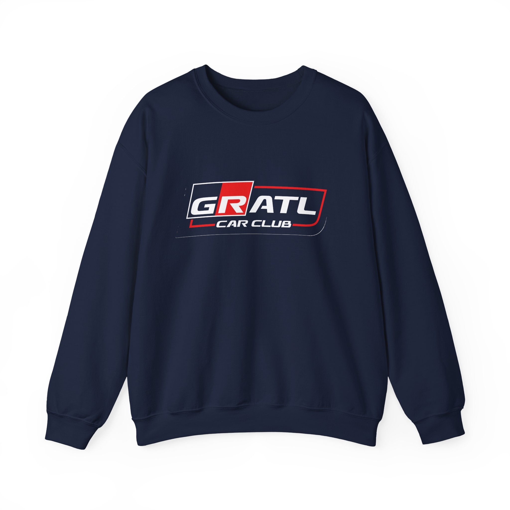 GRATL Car Club Crewneck Sweatshirt — Automotive Club Logo Pullover