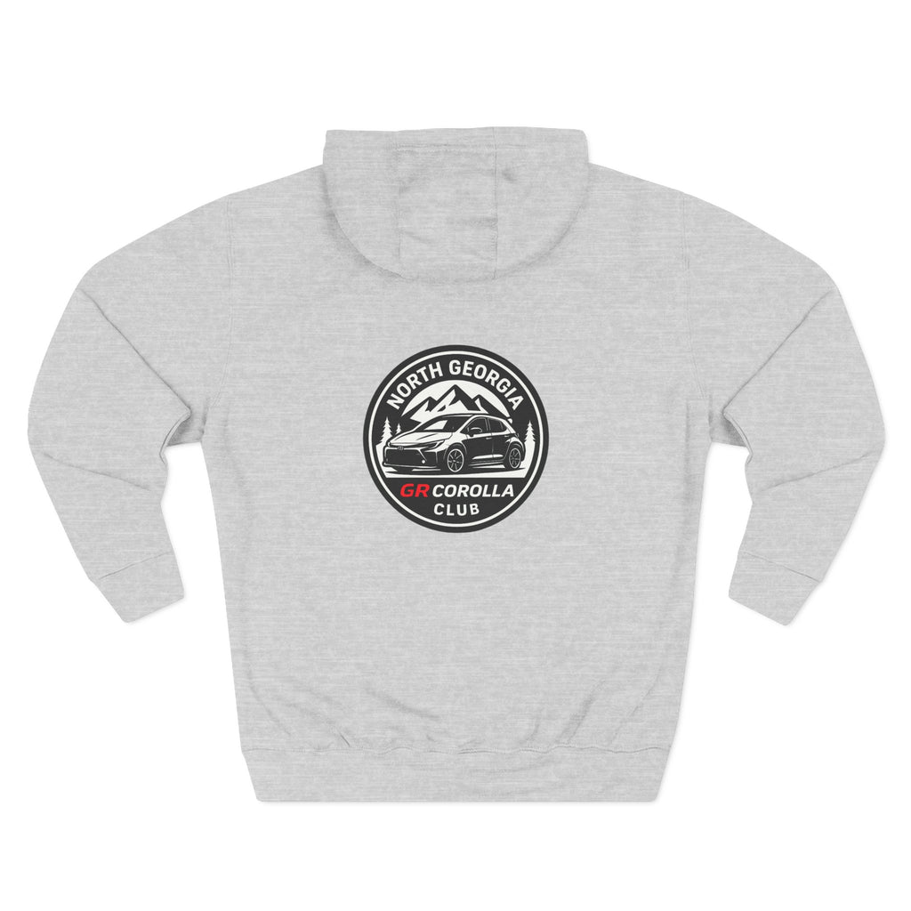 GR Corolla Club Hoodie — North Georgia Racing Logo Fleece Pullover