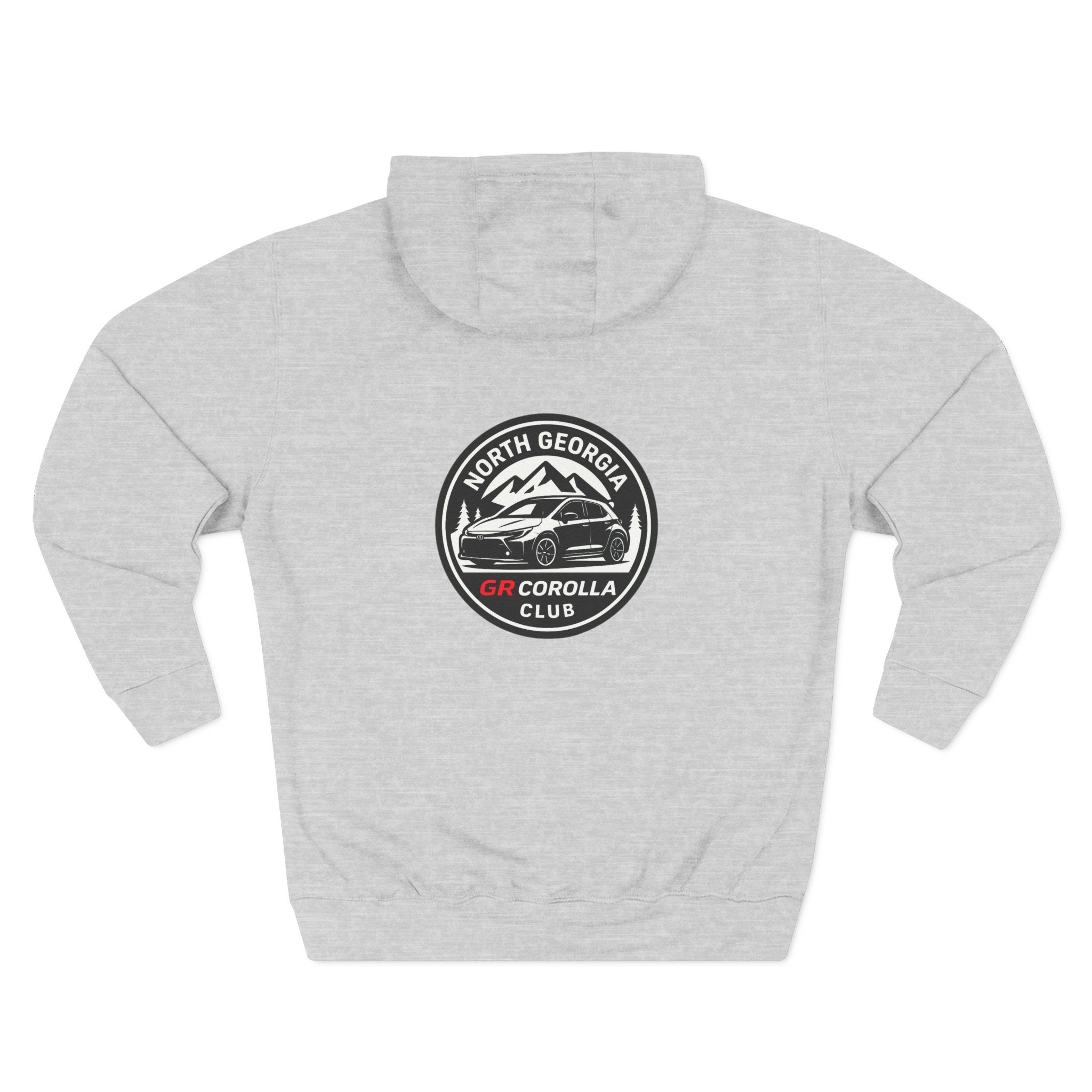 GR Corolla Club Hoodie — North Georgia Racing Logo Fleece Pullover