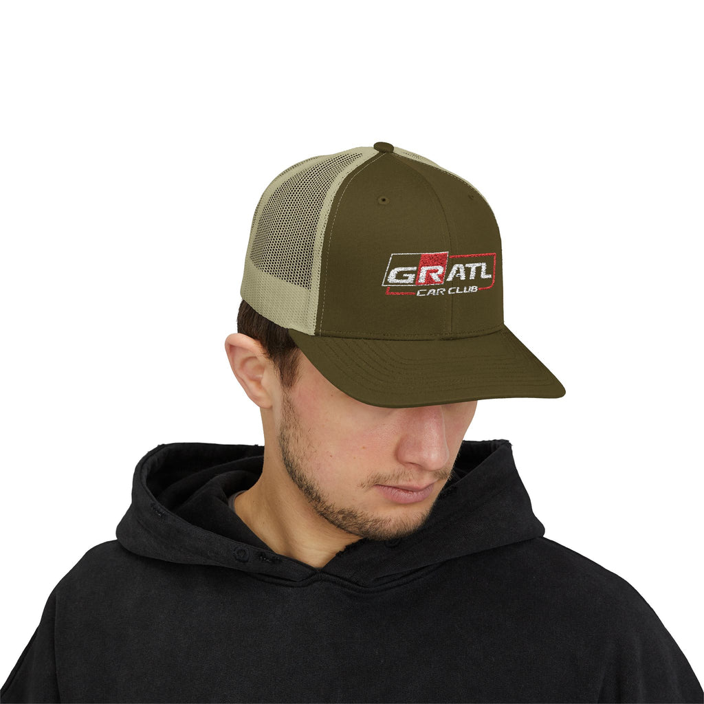 GR ATL Car Club Trucker Cap - Embroidered Snapback Hat