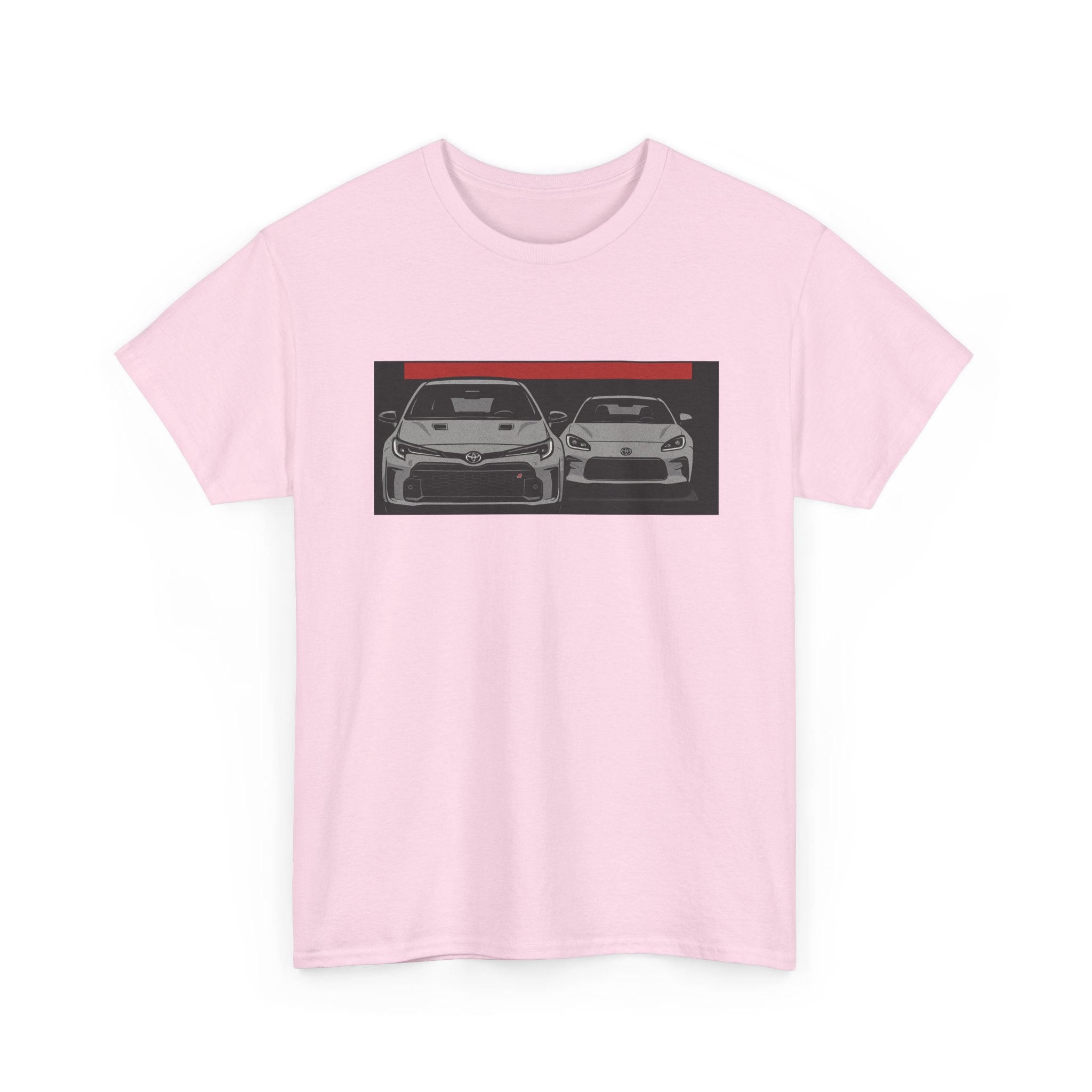 Car Frontline Tee — Minimal Sports Car Graphic T-Shirt