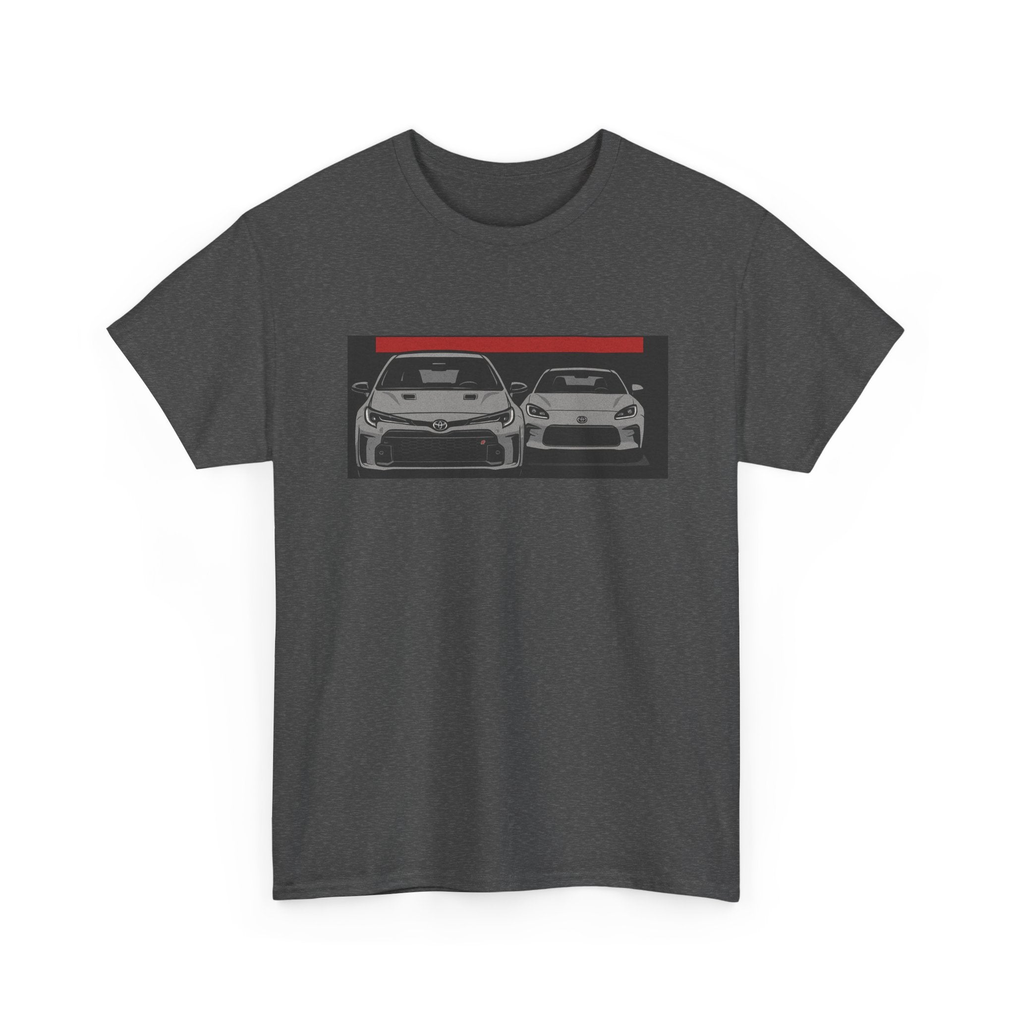 Car Frontline Tee — Minimal Sports Car Graphic T-Shirt