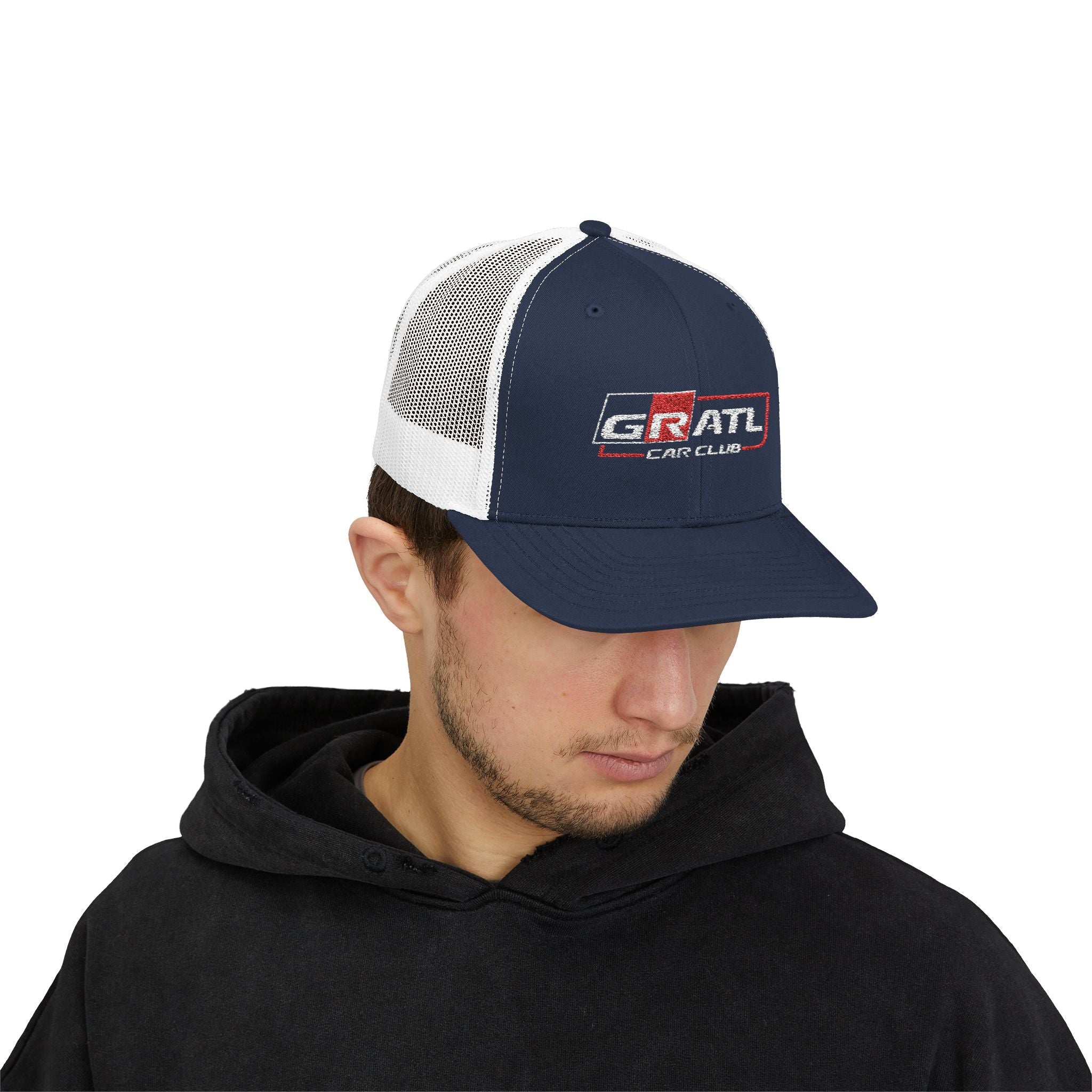 GR ATL Car Club Trucker Cap - Embroidered Snapback Hat