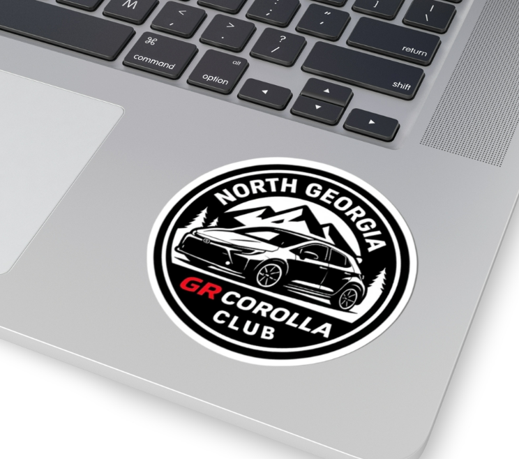 GR ATL Corolla Club Vinyl Sticker